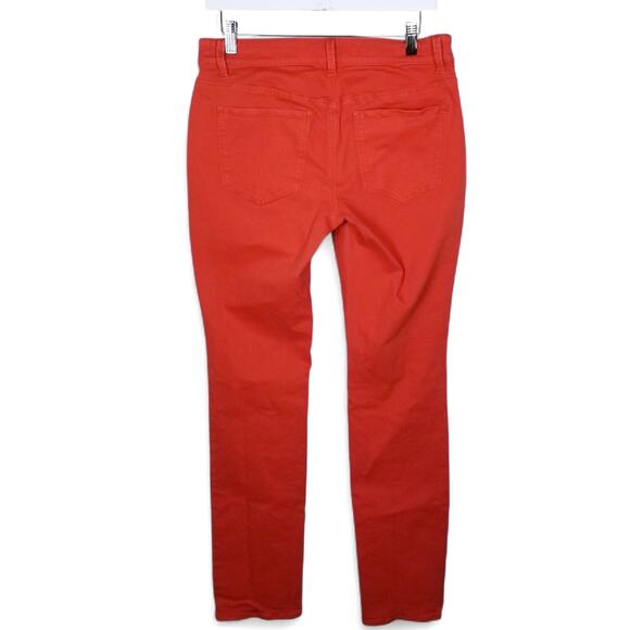 ANN TAYLOR Modern Fit Low Waist Jeans Orange - Size 6 - Picture 2 of 6